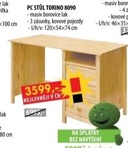 Psací stůl TORINO