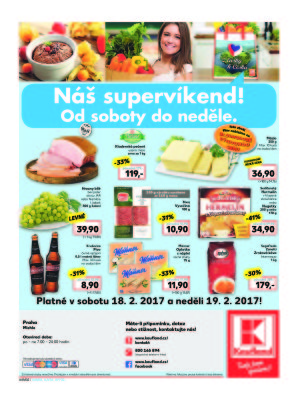 akční leták Kaufland 16.2.2017-22.2.2017