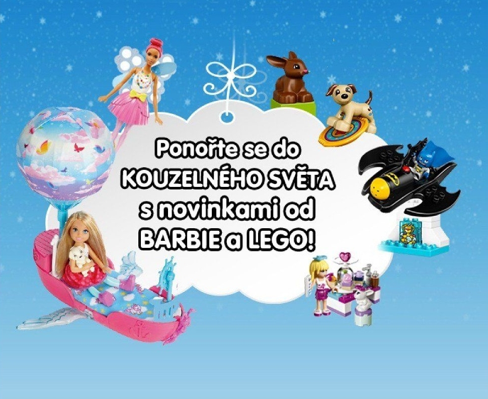 Ponořte se do kouzelného světa s novinkami od Barbie a Lego!