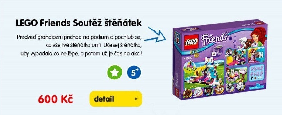 LEGO Friends Soutěž štěňátek
