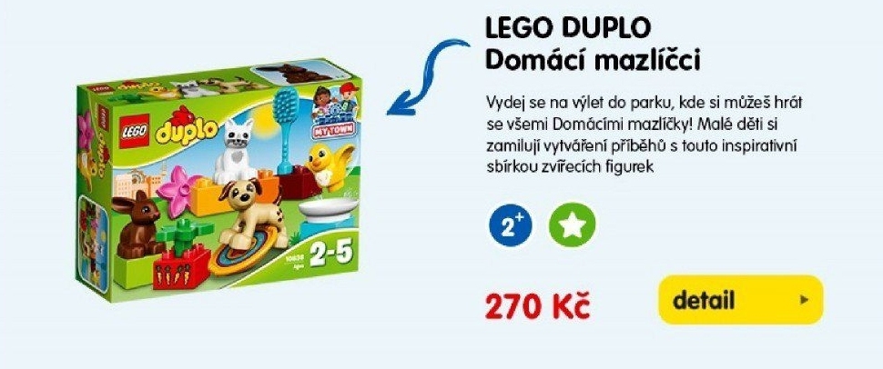 LEGO DUPLO Domácí mazlíčci