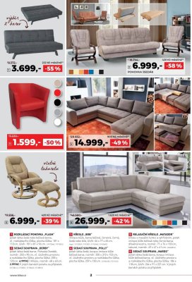 akční leták Kika nábytek 20.2.2017-5.3.2017