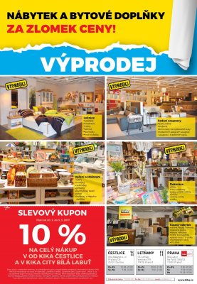 akční leták Kika nábytek 20.2.2017-5.3.2017
