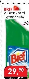 Čistič WC gelový Power Gel Bref