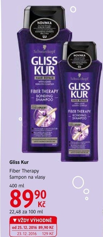 Šampon Gliss Kur Schwarzkopf