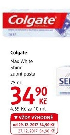 Pasta na zuby Maxwhite Shine Colgate