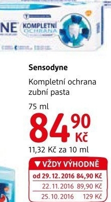 Pasta na zuby Kompletní ochrana Sensodyne