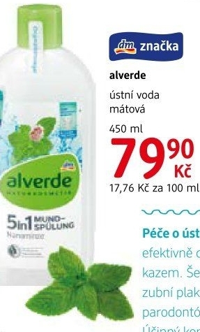 Ústní voda Alverde