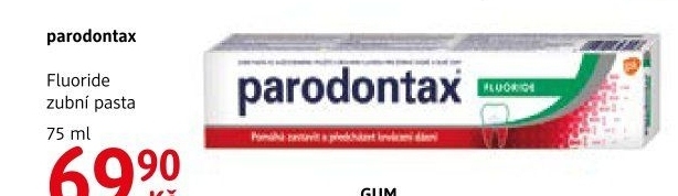 Pasta na zuby Fluoride Parodontax