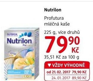 Kaše mléčná Profutura Nutrilon