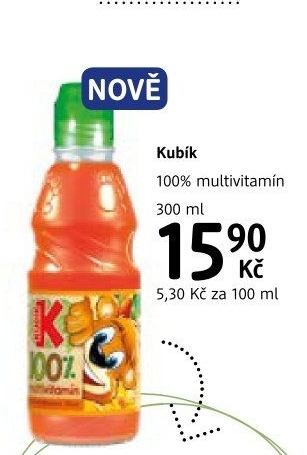 Nápoj ovocný Kubík