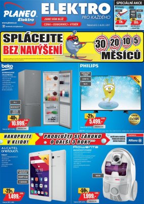 akční leták Planeo Elektro 22.2.2017-28.2.2017