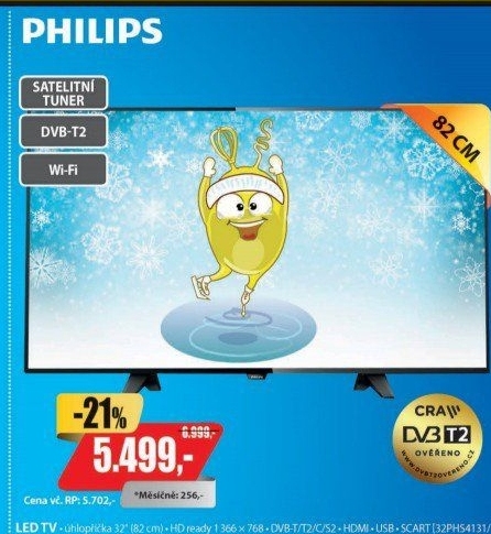 BTV LCD televize Philips 32PHS4131/12