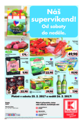 akční leták Kaufland 23.2.2017-1.3.2017