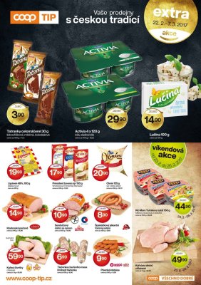 akční leták COOP 22.2.2017-7.3.2017