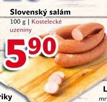 Salám slovenský točený Kostelecké uzeniny
