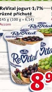 Ochucený jogurt Olma Revital