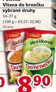 Instantní polévka do hrnečku Vitana