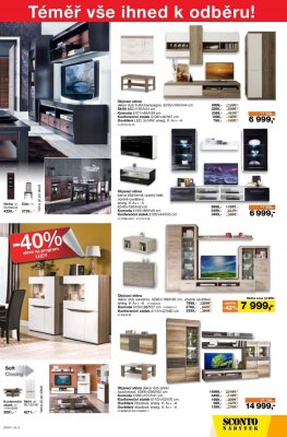 akční leták Sconto nábytek 1.3.2017-21.3.2017
