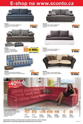 akční leták Sconto nábytek 1.3.2017-21.3.2017
