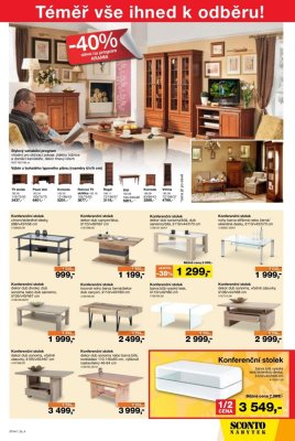 akční leták Sconto nábytek 1.3.2017-21.3.2017