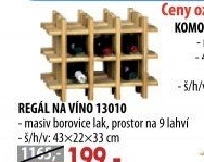Regál na víno 13010