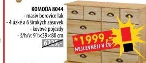 Komoda se zásuvkami 8044