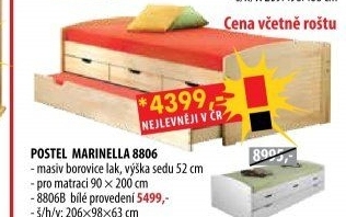 Jednolůžko MARINELLA