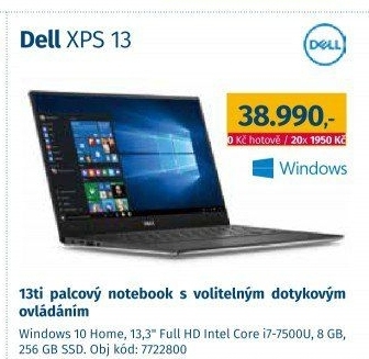 Notebook Dell XPS 13