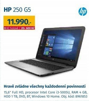Notebook HP 250 G5