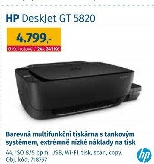 Multifunkční tiskárna HP Deskjet GT 5820
