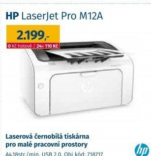 Laserová tiskárna HP Laserjet Pro M12A