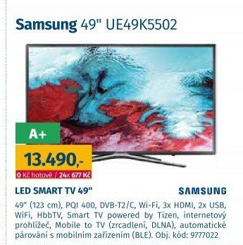 LED Full HD Smart televize Samsung UE49K5502