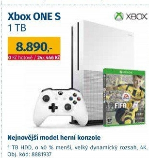 Herní konzole Microsoft XBOX ONE S 1TB