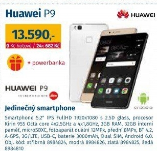 Mobilní telefon Huawei P9 Dual Sim
