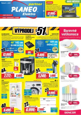 akční leták Planeo Elektro 1.3.2017-7.3.2017