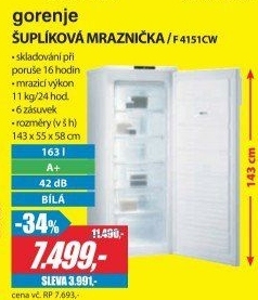 Mraznička Gorenje F 4151 CW