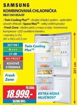 Kombinovaná chladnička Samsung RB 37J5018SA/EF