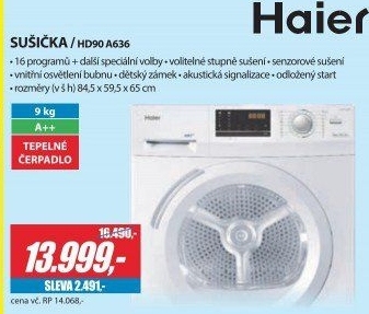 Sušička Haier HD90 A636