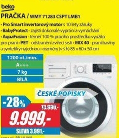 Pračka Beko WMY 71283 CSPT LMB1