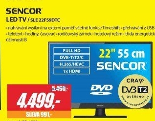 Televize Sencor SLE 22F59DTC