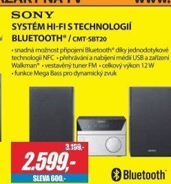Hi-fi systém Sony CMT-SBT20