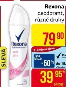 Deodoranty Rexona