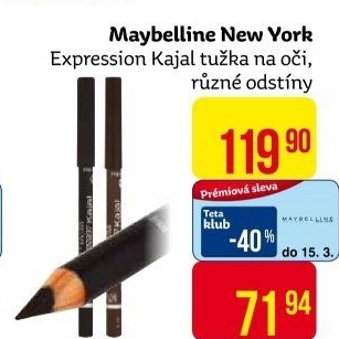 Tužka na oči Expression kajal Maybelline