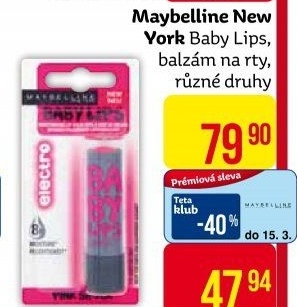 Balzám na rty Baby lips Maybelline