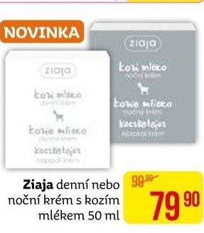 Krém pleťový kozí Ziaja