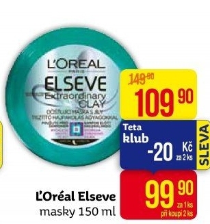 Maska na vlasy Elséve L'oréal
