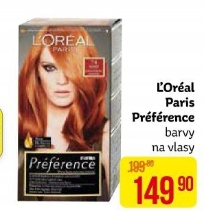 Barva na vlasy Préférence L'oréal