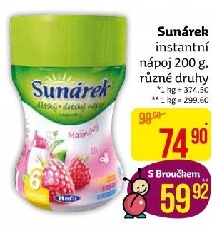 Instantní nápoj Sunárek
