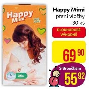 Prsní vložky Happy Mimi